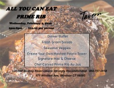 All You Can Eat Prime Rib Night 
