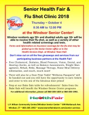 Senior Health Fair/Flu Shot Clinic