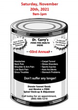 33rd Annual Food for Health Drive