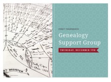 Free Genealogy Support Group