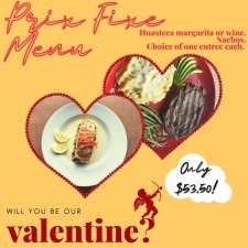 Valentines at Huasteca Restaurant 