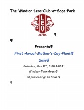 Mother's Day Plant Sale