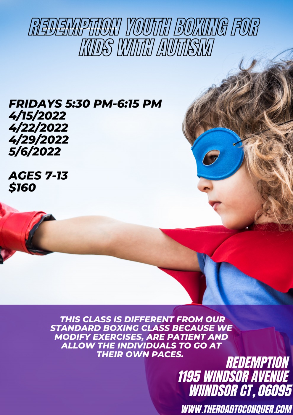 Boxing for Youth with Autism 