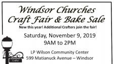 Churches Craft Fair & Bake Sale