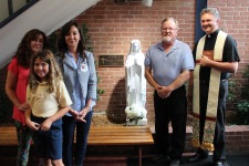 Blessing of Mary at St. Gabriel School 