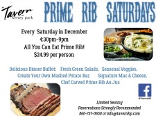 Prime Rib Saturdays!