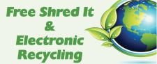 Free Shred It and E-Recycling