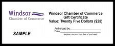 Chamber Gift Certificate