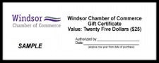 Chamber Gift Certificates