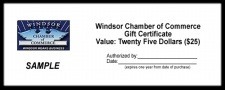 Chamber Gift Certificate Program