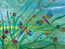 Painting Party-The Blue Dragonfly