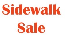 Special Side Walk Sale eNewsletter