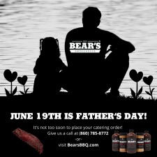 Enjoy Bears BBQ for Fathers Day!