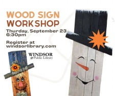 Seasonal Wood Sign Workshop